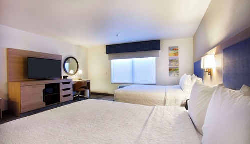 Habitación, 2 camas de matrimonio, accesible para personas con discapacidad, no fumadores