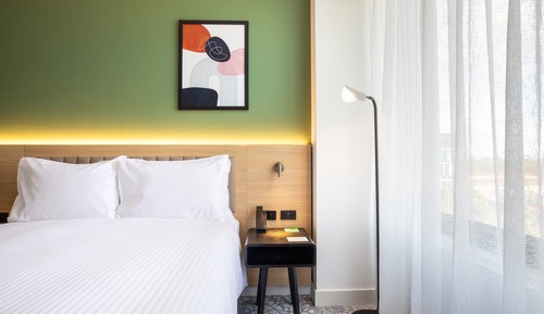 Habitación, 1 cama de matrimonio, accesible para personas con discapacidad