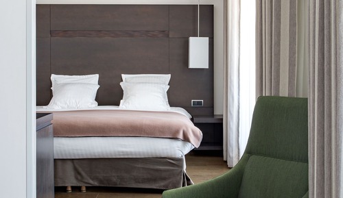 Suite, 1 cama de matrimonio grande con sofá cama, terraza