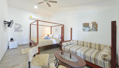 Habitación Deluxe, 1 cama de matrimonio grande con sofá cama, no fumadores, vistas al mar