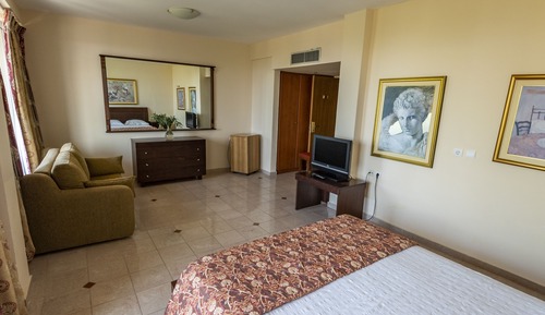Habitación familiar, vistas al mar