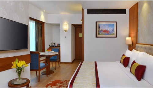 Habitación Deluxe, 1 cama de matrimonio, vistas a la ciudad (Fortune Club Room)