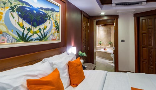 Apartamento ejecutivo, 1 habitación, cocina básica, vistas al mar