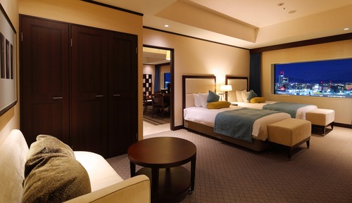 Suite presidencial, 2 camas individuales, vistas a la ciudad