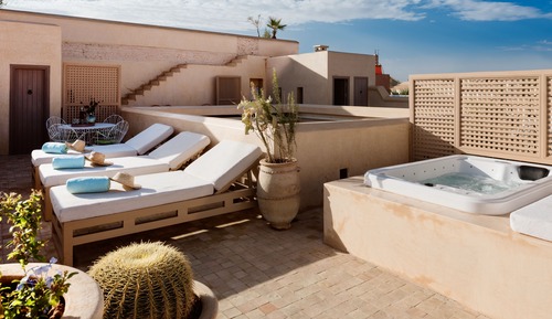  Junior Suite terrace and Jetted Tub