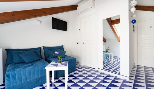 Double Room with Attic, Sea View and External Terrace