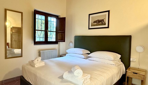 Habitación familiar, vistas al jardín