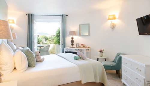Habitación Deluxe, 1 cama de matrimonio grande, terraza, vistas al jardín