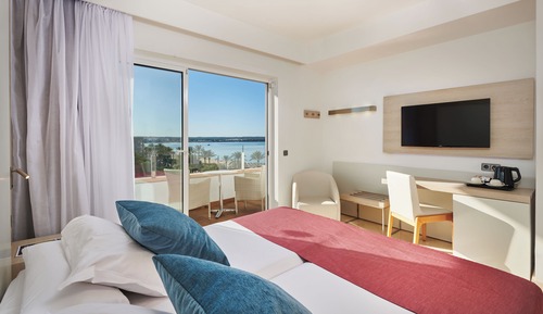Habitación Premium doble, balcón, vistas parciales al mar