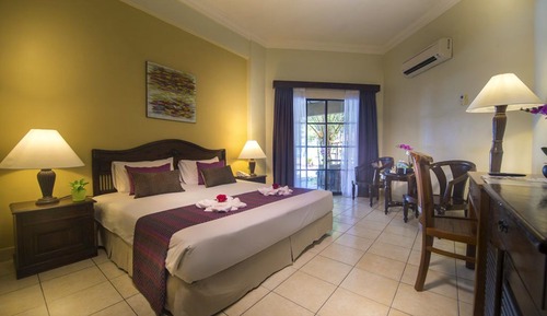 Habitación cuádruple Deluxe, terraza, vistas al mar