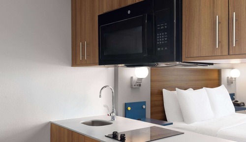 Suite estudio, 2 camas de matrimonio, no fumadores (Efficiency)