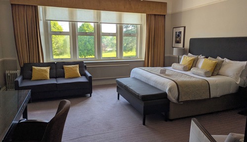 Suite junior, 1 cama de matrimonio grande, vistas al jardín