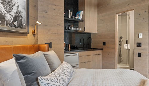 Habitación Deluxe, 1 cama de matrimonio, vistas a la montaña (301)