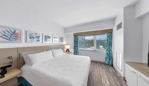 Habitación, 1 cama de matrimonio grande con sofá cama, con vistas, en esquina