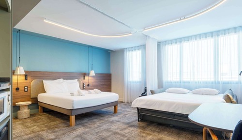 Suite ejecutiva, 1 cama de matrimonio grande con sofá cama