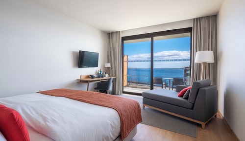 Habitación Deluxe doble, balcón, vistas al mar