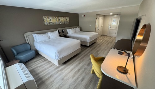 Habitación, 2 camas de matrimonio
