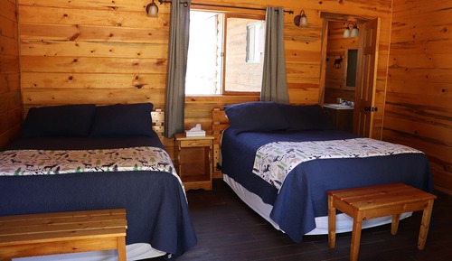 Habitación individual Confort, 2 camas dobles, frigorífico y microondas