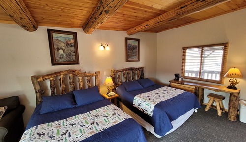 Habitación individual básica, 2 camas dobles