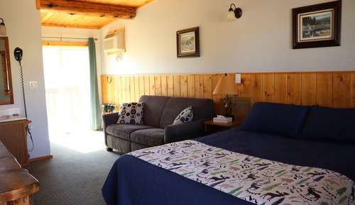 Habitación individual Premium, 1 cama de matrimonio con sofá cama, vistas al río