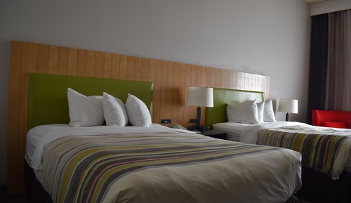 Habitación, 2 camas de matrimonio, accesible para personas con discapacidad, no fumadores