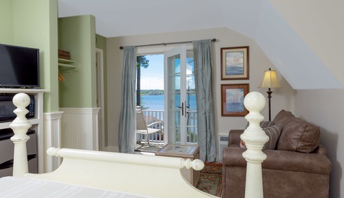 Habitación estándar, 1 cama de matrimonio con sofá cama, balcón, vistas al río