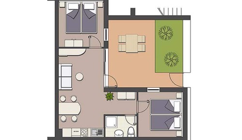 Apartment for 4+2 - Residence