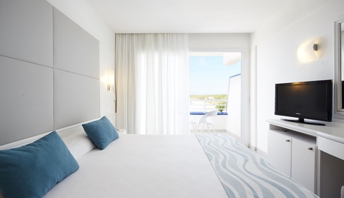 Habitación superior, 1 cama de matrimonio grande, vistas al mar