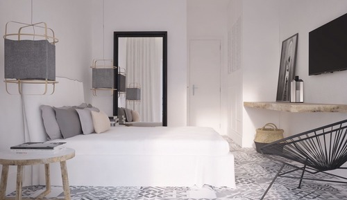 Habitación superior, vistas al mar