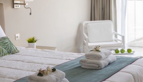 Habitación familiar, vistas al mar