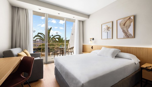 Habitación doble, balcón
