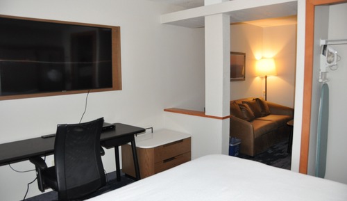 Estudio, 1 cama de matrimonio grande con sofá cama, no fumadores (Mobility Accessible, Tub)