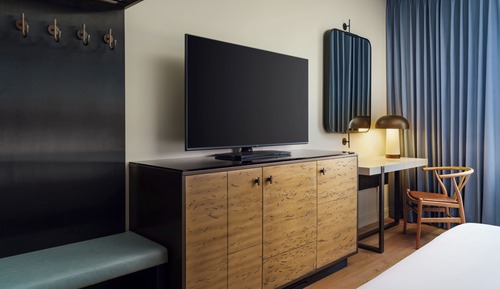 Habitación, 1 cama de matrimonio grande con sofá cama