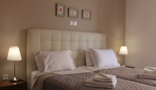 Suite estudio junior, 1 cama doble o 2 individuales, vistas al mar