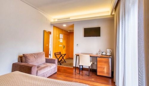 Habitación con 1 cama doble o 2 individuales