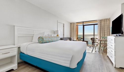 Habitación, 1 cama de matrimonio grande, vistas al mar