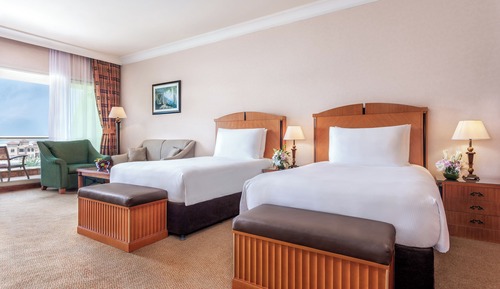 Gulf View Room Twin - Free daily shuttle bus to Yas attractions, Yas Mall and Grand Mosque