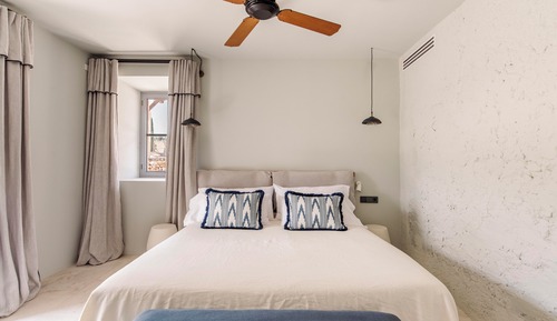 Habitación doble, patio