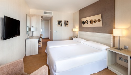 Habitación doble, terraza, vistas al mar
