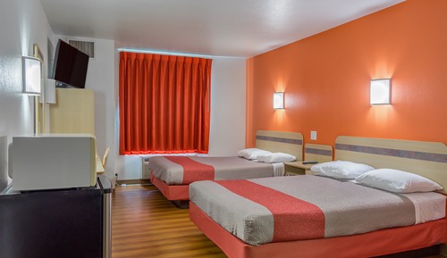 Habitación estándar, 2 camas de matrimonio, accesible para personas con discapacidad, no fumadores