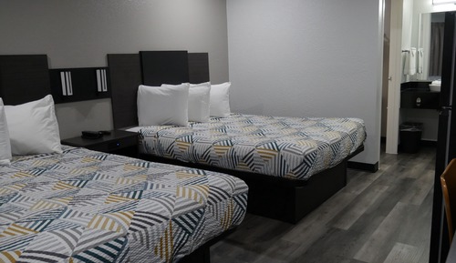 Habitación Deluxe, 2 camas de matrimonio, no fumadores, frigorífico y microondas