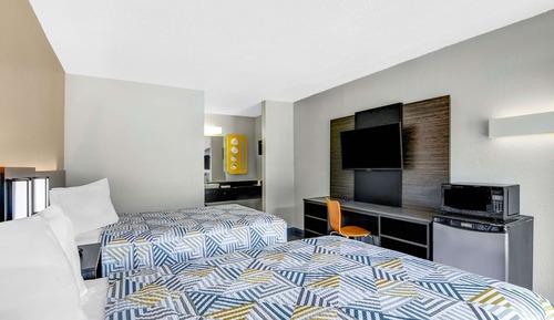 Habitación estándar, 2 camas dobles, fumadores