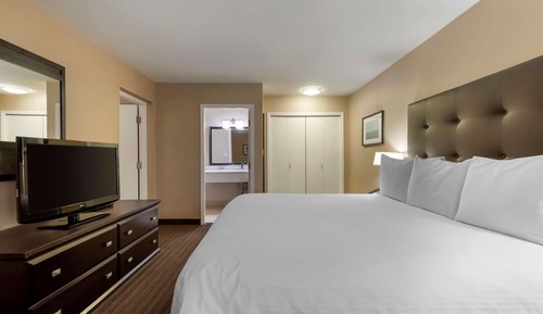 Suite, 1 cama de matrimonio grande, frigorífico y microondas, en edificio anexo (with Sofabed)
