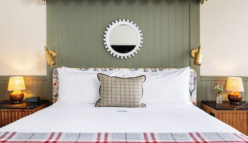 Suite superior, 1 cama de matrimonio grande con sofá cama (The LPP Suite Fireplace with Sleeper)