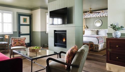 Suite superior, 1 cama de matrimonio grande, chimenea (The LPP Suite Double Fireplace)