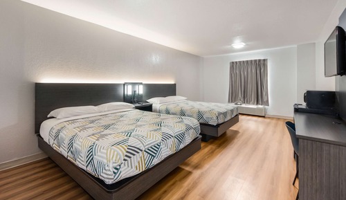 Habitación estándar, 2 camas de matrimonio, accesible para personas con discapacidad, no fumadores