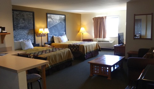 Suite estudio Deluxe, 2 camas de matrimonio, no fumadores