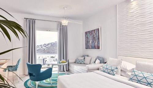 Suite, bañera de hidromasaje, vistas al mar (Thalassa)