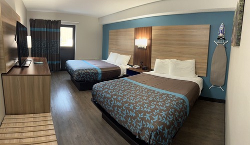 Habitación estándar, 2 camas de matrimonio, no fumadores, frigorífico y microondas