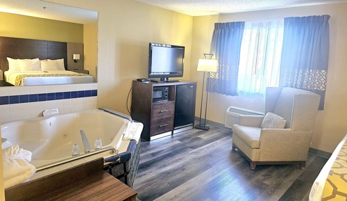 Suite estudio, 1 cama de matrimonio grande, accesible para personas con discapacidad (Mobility)